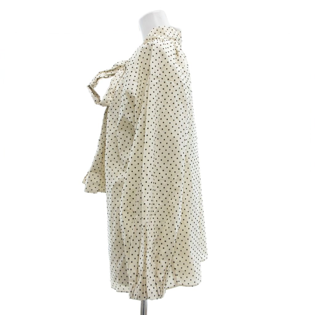 【中古】ミラオーウェン Mila Owen 美品 前後2Way ギャザースリーブ ボータイ ブラウス 長袖 ドット 1 ベージュ /MG レディース 【ベクトル 古着】 260417 auc-vector-20892738 ブランド古着の買取販売ベクトル サンプル画像2