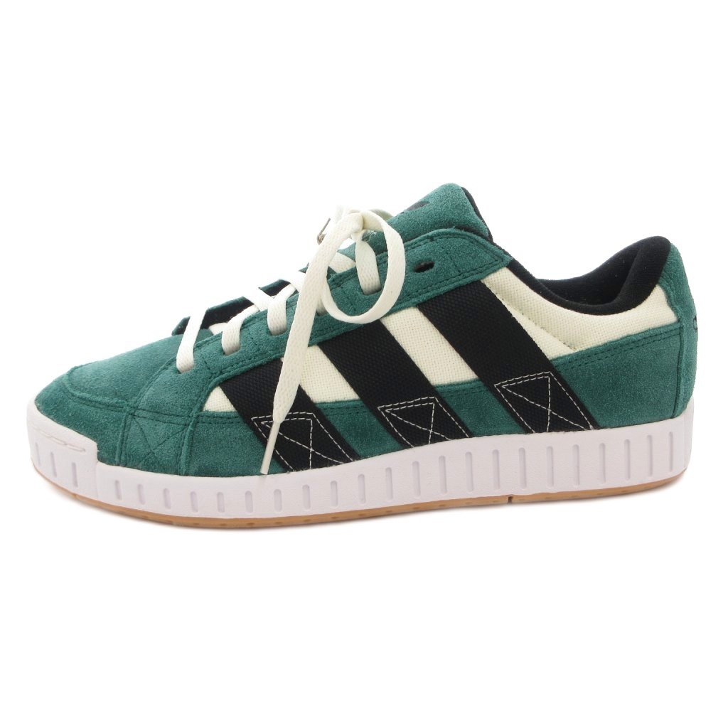 未使用品 アディダスオリジナルス adidas originals タグ付き LAWSUIT COLLEGE スニーカー シューズ ローカット 27.5cm 緑 グリーン IF8800 /FF メンズ 260416