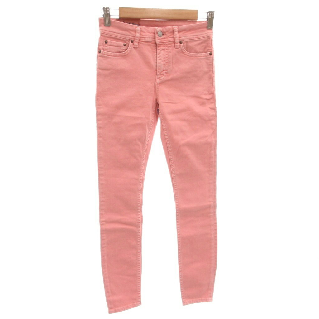 [Used] Unused item. Acne Studios Bla Konst denim jeans, skinny fit, zip fly, size 25-32, pink /FF women's. [Vector Used Clothing] 260422