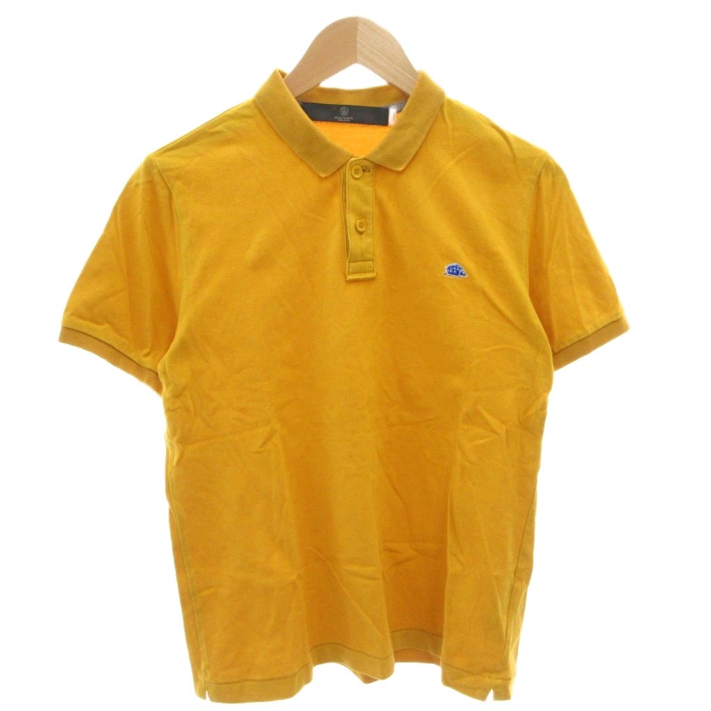 Rakuten - 【中古】B&Y ユナイテッドアローズ BEAUTY&YOUTH ビューティー&ユース ポロシャツ カットソー 半袖 刺繍 L 黄 イエロー /FF メンズ 【ベクトル 古着】 260517
