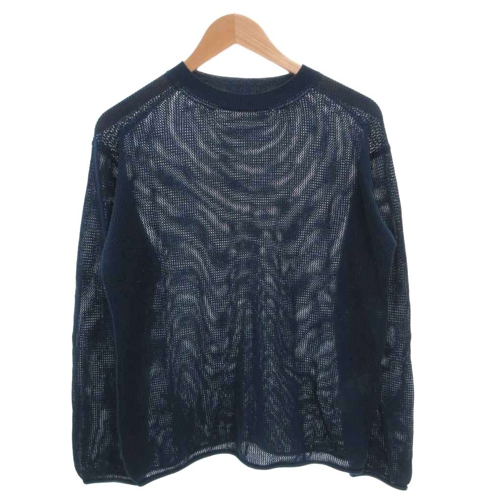 【中古】ピルグリムサーフ+サプライ Pilgrim Surf+Supply Hanson Pullover Tシャツ カットソー コットン 長袖 シースルー 2 青 ブルー /FF メンズ 【ベクトル 古着】 260522