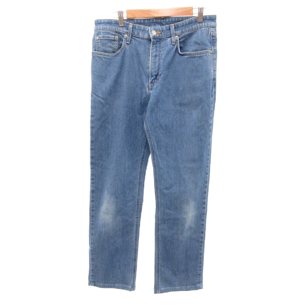 [Used] Edwin E403F Denim Pants Jeans Straight 32 Indigo Blue /JS Men's [Vector Used Clothing] 260624