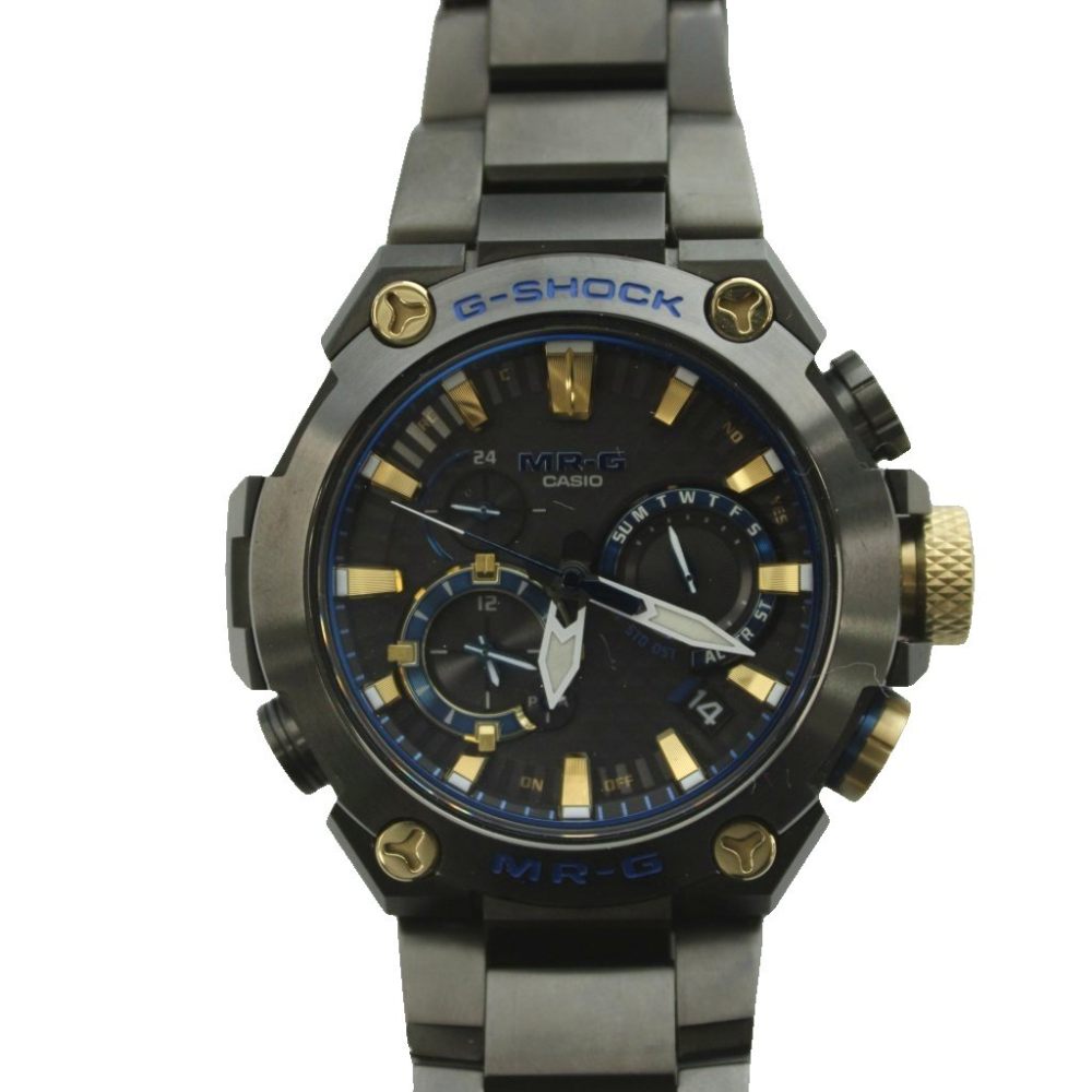 【中古】カシオジーショック CASIO G-SHOCK MR-G 勝色 腕時計 電波ソーラー チタン MRG-B2000B-1AJR ブラック /SS ■OS メンズ 【ベクトル 古着】 260721