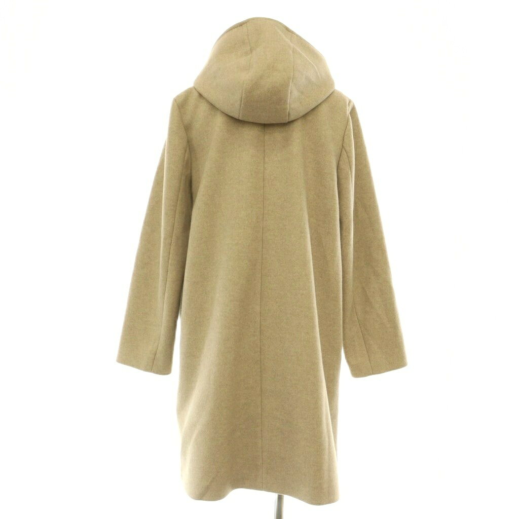 【中古】グローバルワーク GLOBAL WORK 2WAY ノーカラーコート フード アウター ロング L ベージュ /HS レディース 【ベクトル 古着】 260721 auc-vector-21127140 ブランド古着の買取販売ベクトル サンプル画像2