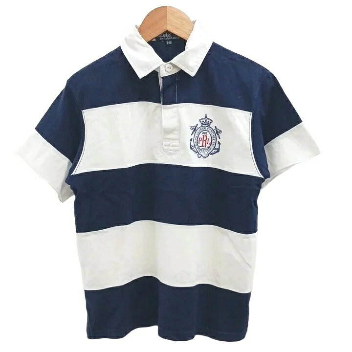 【中古】ポロ バイ ラルフローレン Polo by Ralph Lauren 半袖Tシャツ トップス ポロシャツ ボーダー柄 ロゴ刺繍 140 白 ホワイト 紺 ネイビー /CR キッズ 【ベクトル 古着】 260917ブランドポロ バイ ラルフローレン Polo by Ralph Lauren表記サイズ140実寸サイズ肩幅：38cm　身幅：40cm　着丈：54cm　袖丈：17cm　　素材綿色白 ホワイト、紺 ネイビー状態全体的に若干の色落ちございますが、その他に目立ったダメージはなく、問題なくご使用いただける商品です。 ※あくまでも中古品ですので掲載写真や記載内容をご確認いただき、ご理解の上ご購入ください。備考ナイガイ商品のお問い合わせの回答を休止しております。＊各商品ページの商品詳細等をご確認の上ご購入ください。【中古】ポロ バイ ラルフローレン Polo by Ralph Lauren 半袖Tシャツ トップス ポロシャツ ボーダー柄 ロゴ刺繍 140 白 ホワイト 紺 ネイビー /CR キッズ 【ベクトル 古着】 260917状態ランク　”AB”詳細については、下記および「状態ランクについて」ページをご覧ください。未使用・新品の商品ほぼ新品同様の商品使用感が少なく、かなり状態の良い商品使用感はあるが、傷や汚れの少ない商品使用感の他、傷や汚れが見られる商品かなり大きな傷みがある難あり商品※S〜CランクはUSED品となりますので、使用感をご理解の上でご入札下さい。状態ランクについてinformationブランドポロ バイ ラルフローレン Polo by Ralph Lauren表記サイズ140実寸サイズ肩幅：38cm　身幅：40cm　着丈：54cm　袖丈：17cm　　素材綿色白 ホワイト、紺 ネイビー状態全体的に若干の色落ちございますが、その他に目立ったダメージはなく、問題なくご使用いただける商品です。 ※あくまでも中古品ですので掲載写真や記載内容をご確認いただき、ご理解の上ご購入ください。備考ナイガイ商品のお問い合わせの回答を休止しております。＊各商品ページの商品詳細等をご確認の上ご購入ください。本商品は一点物です他サイトや店舗にて販売している商品です。多少のお時間差にて欠品になることもございます。予めご了承頂ますようお願い致します。ベクトル・サイズガイドはこちらこの商品と同じブランドの商品を見る