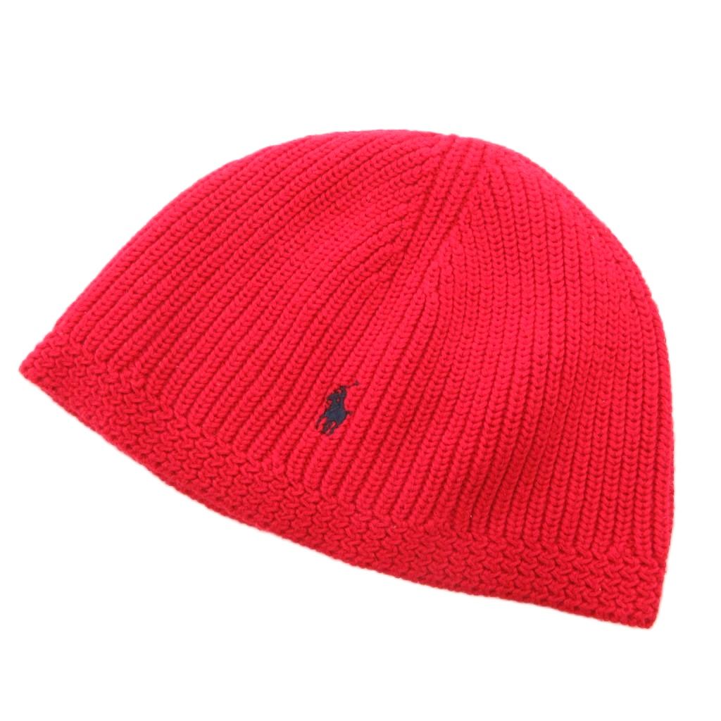 【中古】ポロ ラルフローレン POLO RALPH LAUREN ニットキャップ ビーニー 帽子 ポ...