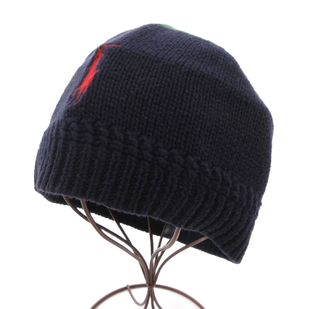 【中古】ポロ バイ ラルフローレン Polo by Ralph Lauren ニットキャップ ビーニー...