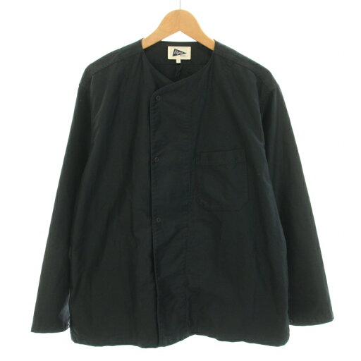 【中古】ピルグリムサーフ Pilgrim Surf ブルーノノーカラーシャツ Bruno No Collar Shirt 長袖 スナップボタン コットン S 黒 ブラック /YT メンズ 【ベクトル 古着】 240905 【中古】ピルグリムサーフ Pilgrim Surf ブルーノノーカラーシャツ Bruno No Collar Shirt 長袖 スナップボタン コットン S 黒 ブラック /YT メンズ 【ベクトル 古着】 240905