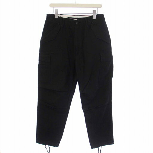 【中古】デサント DESCENTE カーゴパンツ ジップフライ 2 M 黒 ブラック /BM メンズ 【ベクトル 古着】 240925 【中古】デサント DESCENTE カーゴパンツ ジップフライ 2 M 黒 ブラック /BM メンズ 【ベクトル 古着】 240925