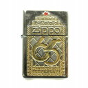 【中古】ジッポー ZIPPO 65周年記念モデル 65th Anniversary MODEL 1932-1997 オイルライター ロゴ シルバー色 ゴールド色...