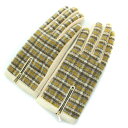 【中古】グリーンレーベルリラクシング ユナイテッドアローズ green label relaxing ジップレザートリムグローブ チェック 手袋 五本指 切替 ...