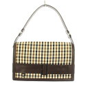 【中古】アクアスキュータム AQUASCUTUM ハンドバッグ ワンショルダーバッグ チェック柄 茶 ブラウン ベージュ 黒 ブラック /KU レディース 【ベクトル 古着】 250204(4)