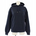 【中古】メゾンキツネ MAISON KITSUNE BOLD FOX HEAD PATCH COMFORT HOODIE パーカー プルオーバー XS 紺 LW...