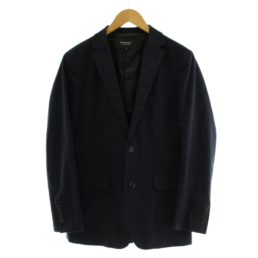 中古 バーバリーブラックレーベル BURBERRY BLACK LABEL テーラードジャケット シングル コットン M 紺 ネ auc-vector-20978571 ブランド古着の買取販売ベクトル パッケージ画像