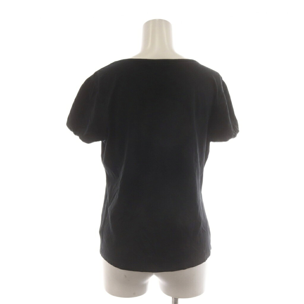 中古 バーバリー ロンドン BURBERRY LONDON Tシャツ カットソー 2 黒 ブラック ラウンドネック 半袖 RR4 auc-vector-21044322 ブランド古着の買取販売ベクトル サンプル画像3