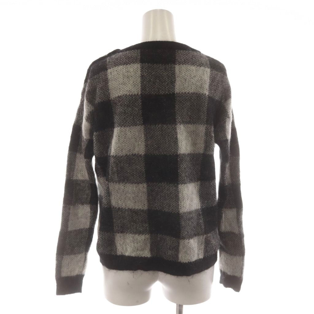 中古 バーバリーブルーレーベル BURBERRY BLUE LABEL ニット セーター 38 黒 ブラック 白 ホワイト チェ auc-vector-21044591 ブランド古着の買取販売ベクトル サンプル画像3