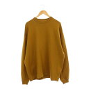 【中古】B Y ユナイテッドアローズ BEAUTY YOUTH ビューティー ユース エイチ FRIZZY COTTON CREW NECK TOPトップス ニット セーター 長袖 L 茶 ブラウン /MF ■OS メンズ 【ベクトル 古着】 230511