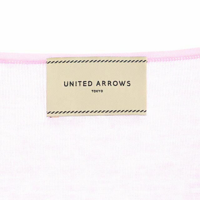 【中古】ユナイテッドアローズ UNITED ARROWS Vネックニット カットソー 長袖 シルク混 ピンク /HS ■OS レディース 【ベクトル 古着】 231002 3