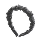 【中古】セルリ CELERI 22AW Gather Headband ヘアバンド カチューシャ レザー フェイク ギャザー ロゴ ブラック 22090510002230 /WM レディース 【ベクトル 古着】 231012