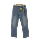 【中古】グラミチ GRAMICCI 23AW SP DENIM NN FTG FREAK'S STORE別注ニューナローデニムファティーグパンツ テーパード M 水色 ライトブルー /MI ■OS メンズ 【ベクトル 古着】 231023