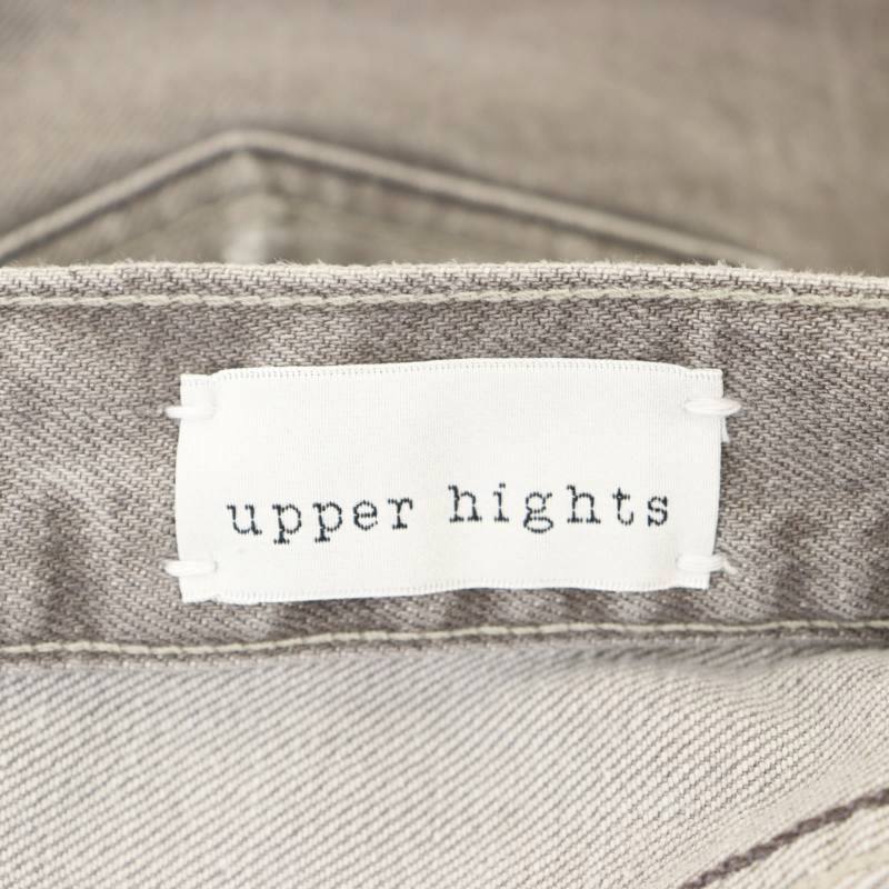 【中古】アッパーハイツ upper hights THE STELLA デニムパンツ ジーンズ スリムテーパード カットオフ 23 グレー /DF ■OS レディース 【ベクトル 古着】 231205