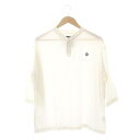アールディーズ ALDIES ヘンリーネックT Tシャツ カットソー 八分袖 S 白 ホワイト /DF ■OS メンズ  231214
