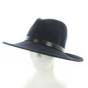 【中古】ハットアンドドリームス HATS&DREAMS ウール中折れフェルトハット ウール 紺 ネイビー /SR5 レディース 【ベクトル 古着】 231212