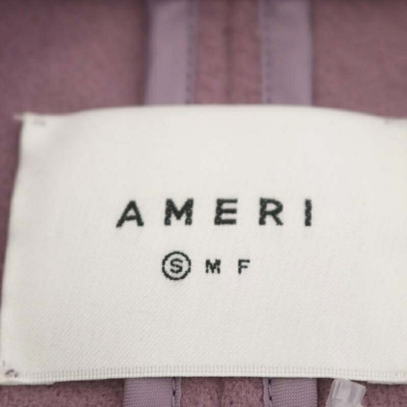 【中古】アメリヴィンテージ Ameri VINTAGE 21AW CHARME FLARE LONG COAT ダブルコート チェスター ロング アウター ウール S 紫 パープル /MI ■OS ■SH レディース 【ベクトル 古着】 231207