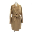 yÁz}fB\u[ MADISONBLUE BELTED LONG JACKET WOOL OWPbg R[g E[ AE^[ 00 x[W /HS OS fB[X yxNg Òz 240105