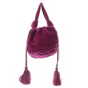 yÁzW~C JAMIRAY VELVET CROCHE BUCKET BAG nhobO В  p[v /SR36 fB[X yxNg Òz 240118