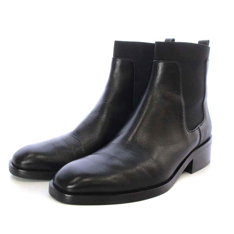 【中古】3.1 フィリップリム 3.1 phillip lim サイドゴアブーツ ショート ローヒール レザー 40 27cm 黒 ブラック /YO5 レディース 【ベクトル 古着】 240112ブランド3.1 フィリップリム 3.1 phillip lim表記サイズ40（約27cm相当）実寸サイズ履き口周り：25cm　筒高：13.5cm　ヒールの高さ：4.3cm　　素材レザー色黒 ブラック状態表側にごくわずかなスレと汚れがございますが、使用感が少なく、状態の良い商品です。 ※あくまでも中古品ですので掲載写真や記載内容をご確認いただき、ご理解の上ご購入ください。付属品正規の保存袋です。（汚れ）商品のお問い合わせの回答を休止しております。＊各商品ページの商品詳細等をご確認の上ご購入ください。【中古】3.1 フィリップリム 3.1 phillip lim サイドゴアブーツ ショート ローヒール レザー 40 27cm 黒 ブラック /YO5 レディース 【ベクトル 古着】 240112状態ランク　”A”詳細については、下記および「状態ランクについて」ページをご覧ください。未使用・新品の商品ほぼ新品同様の商品使用感が少なく、かなり状態の良い商品使用感はあるが、傷や汚れの少ない商品使用感の他、傷や汚れが見られる商品かなり大きな傷みがある難あり商品※S〜CランクはUSED品となりますので、使用感をご理解の上でご入札下さい。状態ランクについてinformationブランド3.1 フィリップリム 3.1 phillip lim表記サイズ40（約27cm相当）実寸サイズ履き口周り：25cm　筒高：13.5cm　ヒールの高さ：4.3cm　　素材レザー色黒 ブラック状態表側にごくわずかなスレと汚れがございますが、使用感が少なく、状態の良い商品です。 ※あくまでも中古品ですので掲載写真や記載内容をご確認いただき、ご理解の上ご購入ください。付属品正規の保存袋です。（汚れ）商品のお問い合わせの回答を休止しております。＊各商品ページの商品詳細等をご確認の上ご購入ください。本商品は一点物です他サイトや店舗にて販売している商品です。多少のお時間差にて欠品になることもございます。予めご了承頂ますようお願い致します。ベクトル・サイズガイドはこちらこの商品と同じブランドの商品を見る