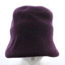 コプカ Kopka WOOL CLOCHARD HAT ウール クローシャード バケットハット 帽子 フェルト地 ボルドー I142O0002 /KW レディース  240223