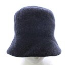 コプカ Kopka WOOL CLOCHARD HAT ウール クローシャード バケットハット 帽子 フェルト地 ダークグレー I142O0002 /KW レディース  240223