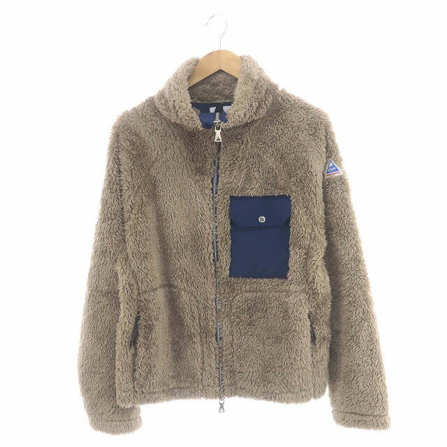 ケープハイツ CAPE HEIGHTS Cape Heights rivas fleece フリースジャケット ジップアップ ポケット S ライトブラウン CHM211416218 /HS ■OS メンズ  240205