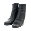 【中古】ペリーコ PELLICO ショートブーツ レザー 36 23cm 黒 ブラック /AK6 レディース 【ベクトル 古着】 240305(4)