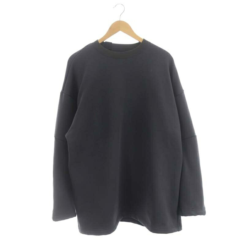 【中古】ミスターハリウッド N.HOOLYWOOD 23AW CREWNECK LONG SLEEVE スウェット トレーナー 裏起毛 長袖 40 グレー /DF ■OS ■AD レディース 【ベクトル 古着】 240307