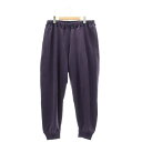 【中古】グラフペーパー Graphpaper LOOPWHEELER for GP 23AW Sweat pants スウェットパンツ ジョガーパンツ イージー 2 紫 パープル /..