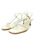 yÁzApg hD[YBGNX L'Appartement DEUXIEME CLASSE u^ 22SS Square Toe Strap Gold Sandal T_ nCq[ XNGAgD Xgbv U[ 36.5 23.5cm  zCg /YO13 fB[X yxNg Òz 240416