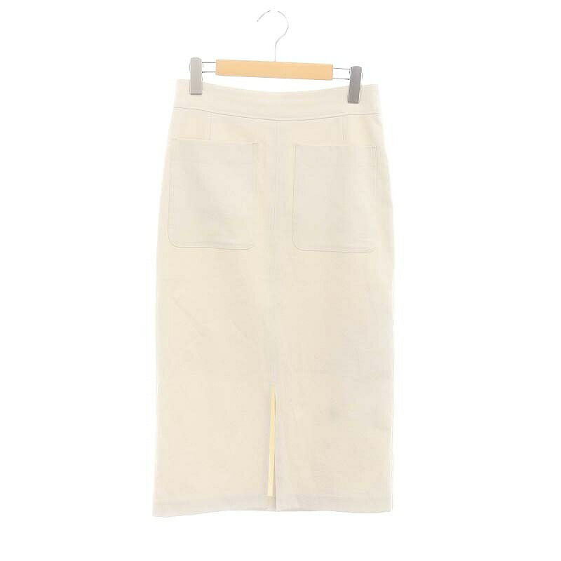 【中古】スピック&スパン Spick&Span ×ドーリーシーン ロングスカート タイト 38 M ライトベージュ /SY ■OS レディース 【ベクトル 古着】 240718(4)