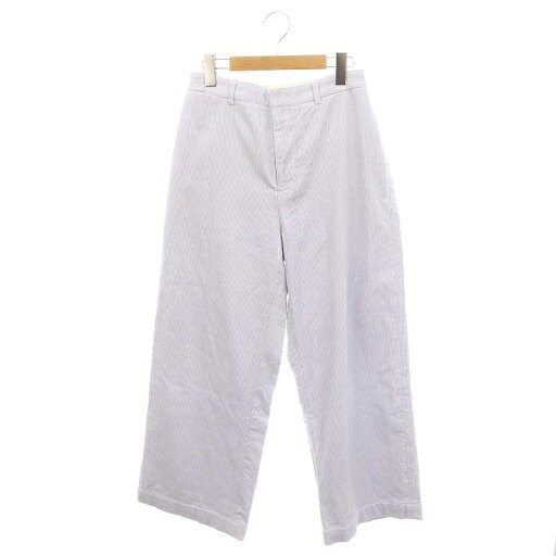 【中古】ギャルリーヴィー GALERIE VIE トゥモローランド 22AW シャンカールコットンコーデュロイ ストレートパンツ ワイド タック 36 水色 ライトブルー /CX ■OS レディース 【ベクトル 古着】 240815 【中古】ギャルリーヴィー GALERIE VIE トゥモローランド 22AW シャンカールコットンコーデュロイ ストレートパンツ ワイド タック 36 水色 ライトブルー /CX ■OS レディース 【ベクトル 古着】 240815
