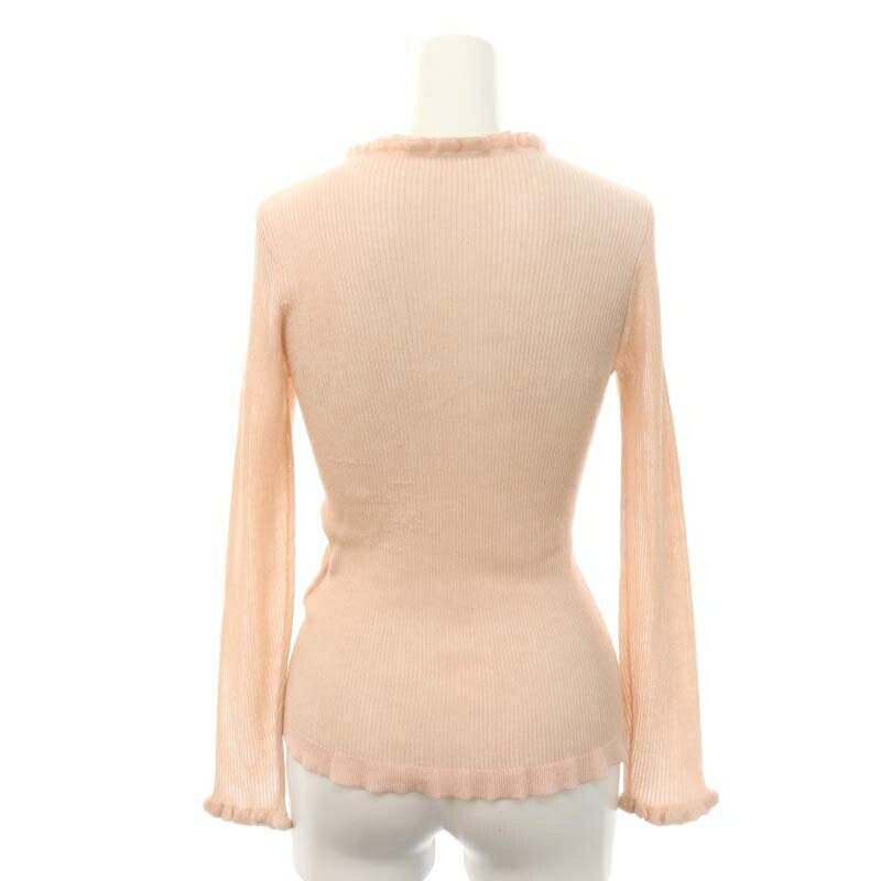 ブランド古着の買取販売ベクトルの【中古】ユキエモン yukiemon リブニット カットソー プルオーバー 長袖 M ピンク /NR ■OS レディース 【ベクトル 古着】 240816｜アングル2