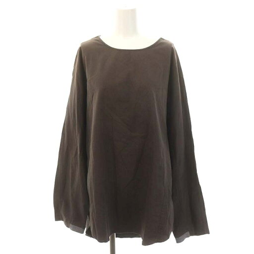【中古】ツリーカフェ tree cafe ボートネック ラウンドヘム トップス チュニック カットソー 長袖 チャコールグレー /MI ■OS レディース 【ベクトル 古着】 240909 【中古】ツリーカフェ tree cafe ボートネック ラウンドヘム トップス チュニック カットソー 長袖 チャコールグレー /MI ■OS レディース 【ベクトル 古着】 240909