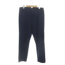【中古】サイ ベーシックス SCYE BASICS ウールパンツ テーパードパンツ ボタンフライ 36 紺 ネイビー /DF ■OS レディース 【ベクトル 古着】 241011(4)