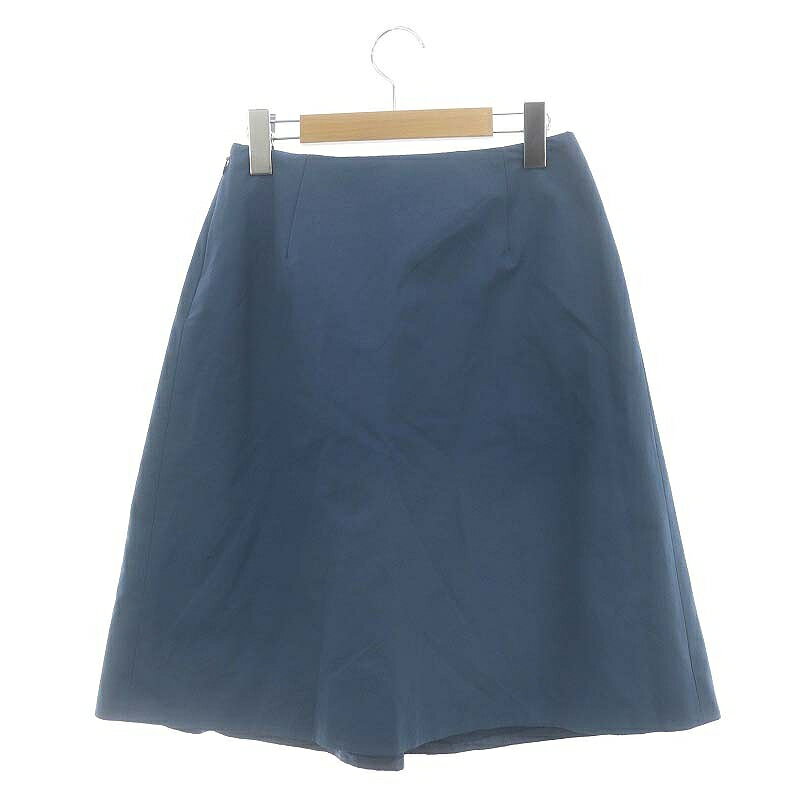 ブランド古着の買取販売ベクトルの【中古】トゥモローランド TOMORROWLAND コットンタックスカート ひざ丈 34 XS ブルーアッシュ ■SH /SY ■OS レディース 【ベクトル 古着】 241010｜アングル2