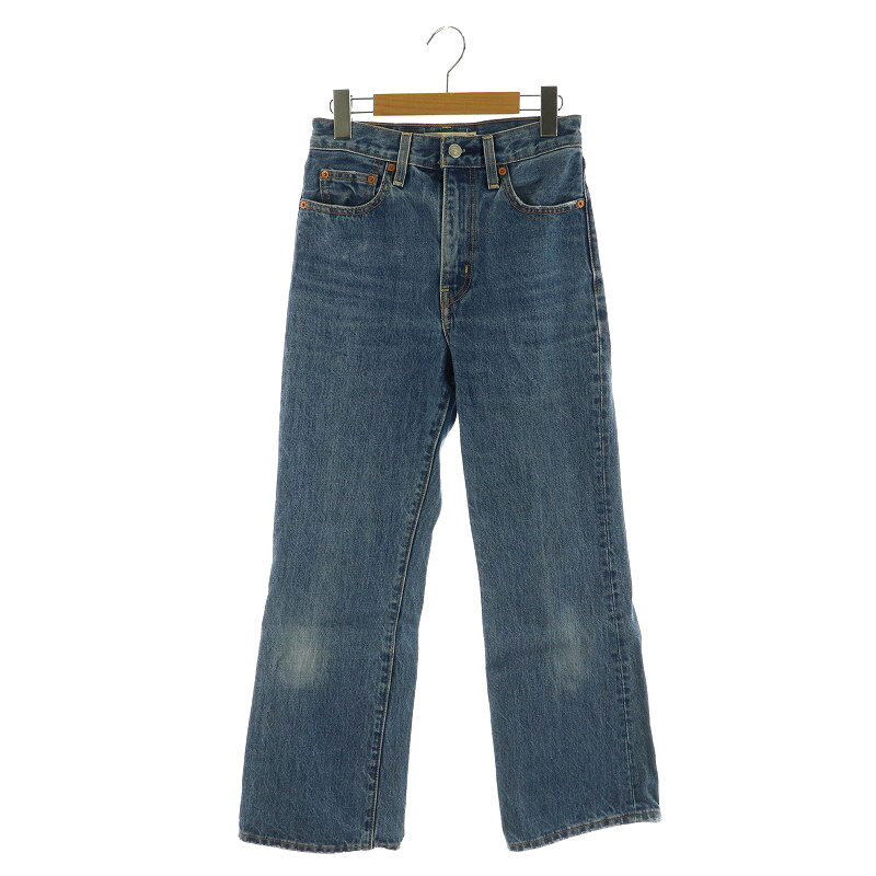 【中古】リーバイス Levi's Match Club Flare デニムパンツ ジーンズ ストレート 24 ブルー /MY ■OS レディース 【ベクトル 古着】 250218