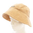 【中古】ソラリス アンドコー SOLARIS&Co. パイル バケットハット コットン 58 7 1/4 M ベージュ /NR ■OS メンズ 【ベクトル 古着...