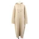 【中古】ラウンジドレス ガリャルダガランテ Loungedress GALLARDAGALANTE サイドZIPスリットワンピース ロング マキシ F ベージュ /MF ■OS ■SH レディース 【ベクトル 古着】 241017(4)