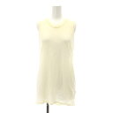 【中古】3.1 フィリップリム 3.1 phillip lim バックビジューレース タンクトップ チュニック丈 XS アイボリー /AT ■OS レディース 【ベクトル 古着】 241030