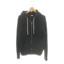 【中古】ドレステリア DRESSTERIOR 吊裏毛 ライトジップアップパーカー 前開き 3 紺 ネイビー /MF ■OS レディース 【ベクトル 古着】 241119(4)