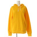 【中古】サタデーズ ニューヨークシティ Saturdays NYC Ditch Slash Embroidered Hoodie パーカー 長袖 プルオーバー イエロー /SY ■OS レディース 【ベクトル 古着】 241122